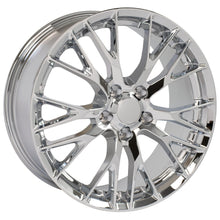 Load image into Gallery viewer, Corvette Wheel - C7 Z06 Rim Style - CV22C 19x8.5 Chrome Corvette Wheels SET from OE Wheels