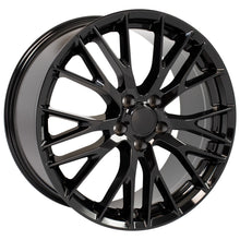Load image into Gallery viewer, Fits Corvette Wheel - C7 Z06 Rim Style - CV22C 20x10 Black Corvette Rim