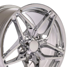 Load image into Gallery viewer, C7 ZR1 STYLE Wheel Rim for 1988-2004 Corvette or 93-02 Camaro Firebird - CV31 17x9.5 Chrome Corvette Rim from OE Wheels