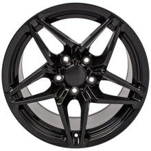 Load image into Gallery viewer, Fits Corvette Wheel C7 ZR1 Rim - CV31 17x11 Black Corvette Rim
