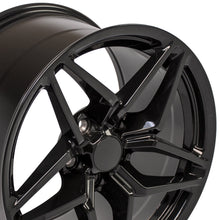 Load image into Gallery viewer, C7 ZR1 STYLE Wheel Rim for 1988-2004 Corvette or 93-02 Camaro Firebird - CV31 18x10.5 Black Rim from OE Wheels