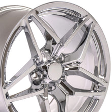 Load image into Gallery viewer, C7 ZR1 STYLE Wheel Rim for C4 C5 Corvette and 93-02 Camaro Firebird - CV31 18x10.5 Chrome Corvette Rim from OE Wheels REAR