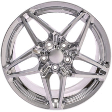 Load image into Gallery viewer, C7 ZR1 STYLE Wheel Rim for C4 C5 Corvette and 93-02 Camaro Firebird - CV31 18x10.5 Chrome Corvette Rim from OE Wheels REAR