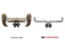 Load image into Gallery viewer, Fabspeed Porsche 991 GT3 / GT3 RS Catback Competition Race X-Pipe (2014-2016) - FS.POR.991GT3.CRX.CF