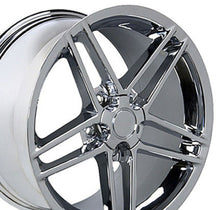 Load image into Gallery viewer, Corvette Wheels C6 Z06 Rims CV07A Chrome C6 Z06 Wheels 18x10.5 17x9.5 from OE Wheels