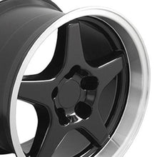 Load image into Gallery viewer, Fits Corvette Wheel ZR1 Rim - CV01 17x11 Black Corvette Rim