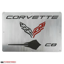 Load image into Gallery viewer, Fabspeed Carbon Fiber Wall Art - Corvette C8 Stingray