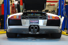 Load image into Gallery viewer, Fabspeed Lamborghini Murcielago Deluxe Dual Style Tips (2001-2010) - FS.LAM.MUR.DLTP