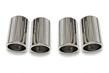 Load image into Gallery viewer, Fabspeed Ferrari F430 Polished Slip-on Tip Covers (2005-2009) - FS.FER.430.TCP