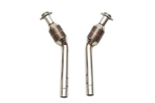 Load image into Gallery viewer, Fabspeed Jaguar XE S Sport Catalytic Converter Down Pipes - FS.JAG.XES.SC