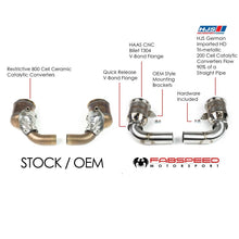 Load image into Gallery viewer, Fabspeed Porsche 992 Twin Turbo / Twin Turbo S Sport Catalytic Converters (2021+) - FS.POR.992T.SC