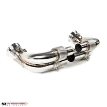 Load image into Gallery viewer, Fabspeed Porsche 997 GT3 / GT3 RS Side Muffler Bypass Pipes - FS.POR.997GT3.SMBV