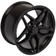 Load image into Gallery viewer, Corvette C7 ZR1 STYLE Wheels Rims for 1988-1996 Corvette C4 and 93-02 Camaro Firebird CV31 17x9.5 Black Corvette Wheels CV31 SET from OE Wheels