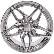 Load image into Gallery viewer, Corvette C7 ZR1 STYLE Rims for 1988-1996 Corvette C4 and 93-02 Camaro Firebird CV31 17x9.5 Chrome Corvette Wheels CV31 SET from OE Wheels