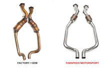 Load image into Gallery viewer, Fabspeed Porsche 970 Panamera Turbo / Turbo S Primary Sport Catalytic Converters (2010-2016) - FS.POR.970T.SC