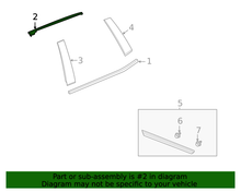 Load image into Gallery viewer, 2021 2022 2023 2024 GM General Motors OEM Cadillac Escalade SPORT Gloss Black Molding Trim Appearance Package