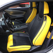 Load image into Gallery viewer, 5th Gen Camaro Custom Two-tone Leather Seat Covers