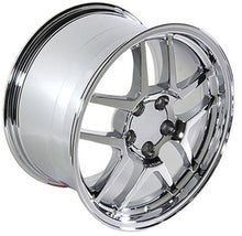 Load image into Gallery viewer, Corvette Wheels C5 Z06 Rims CV04 17x9.5 Chrome SET from OE Wheels