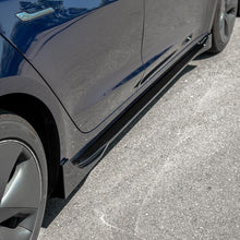 Load image into Gallery viewer, 2017-Up Tesla Model 3 Performance Side Skirts Custom Painted Carbon Fiber