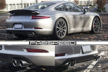 Load image into Gallery viewer, Fabspeed Porsche 991 Carrera Deluxe Quad-Style Tips (PSE / Carrera S) (2012-2016) - FS.POR.991.QDTDP