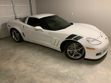 Load image into Gallery viewer, 2010 - 2013 Corvette C6 Grand Sport Carbon Fiber Painted Fender Emblems OEM GM - Labor Only