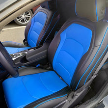 Load image into Gallery viewer, 6th Gen Camaro Custom Leather Two-Tone Seat Covers from KustomCover