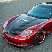 Load image into Gallery viewer, 2005 - 2013 Corvette C6 Carbon Fiber Base Extended Front Splitter Spoiler Lip