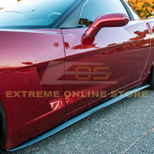 Load image into Gallery viewer, 2005 - 2013 Corvette C6 Base Grand Sport Z06 ZR1 Side Skirts Rocker Panels Primer Black