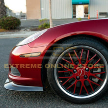 Load image into Gallery viewer, 2005 - 2013 Corvette C6 Base Extended Front Splitter Spoiler Lip Primer Black