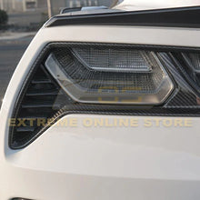 Load image into Gallery viewer, Corvette C7 Stingray Visible Carbon Fiber Rear Tail Light Taillamp Bezels
