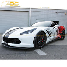 Load image into Gallery viewer, Corvette C7 Stingray Front Splitter Visible Carbon Fiber with Undertray