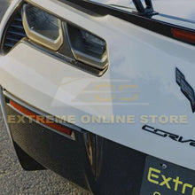 Load image into Gallery viewer, Corvette C7 Stingray Visible Carbon Fiber Rear Tail Light Taillamp Bezels
