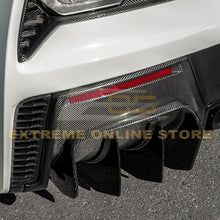 Load image into Gallery viewer, Corvette C7 Carbon Fiber Rear Bumper Diffuser