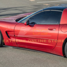 Load image into Gallery viewer, 1997-04 Corvette C5 ZR1 Style Side Skirts Rocker Panels Primer Black Unpainted