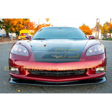 Load image into Gallery viewer, 2005 - 2013 Corvette C6 Base Extended Front Splitter Spoiler Lip Primer Black