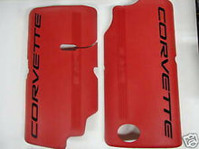 Load image into Gallery viewer, Corvette C5 Z06 Custom Painted Carbon Fiber Fuel Rail Engine Covers OEM GM