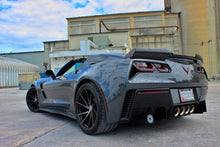 Load image into Gallery viewer, C7 Z06 Grand Sport Corvette Stage 2 Wicker Rear Spoiler Winglets - REAL Carbon Fiber