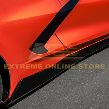 Load image into Gallery viewer, Corvette C8 5VM Side Skirts Rocker Panels Painted Carbon Flash EOS