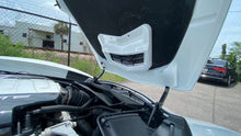 Load image into Gallery viewer, C7 Corvette Stingray Z06 Grand Sport Under Hood Vent Lower Heat Extractor Cover - Custom Painted Carbon Fiber Hydro