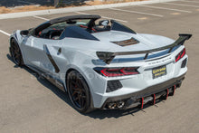 Load image into Gallery viewer, For 20-Up Corvette C8 Carbon Fiber High Wing Spoiler Visible Carbon Fiber Wickers