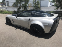 Load image into Gallery viewer, Corvette C6 Carbon Fiber HydroGraphics Body Color Painted Roof HALO B Pillar 2005 - 2013