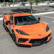 Load image into Gallery viewer, Corvette C8 5VM Carbon Fiber Front Splitter Spoiler ( 1-Piece Version)