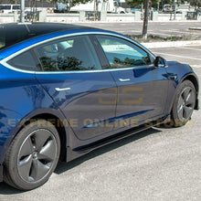 Load image into Gallery viewer, 2017-Up Tesla Model 3 Performance Side Skirts Custom Painted Carbon Fiber