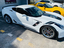 Load image into Gallery viewer, Corvette C7 Z06 Grand Sport Stingray Side Skirts Rocker Panels ABS Plastic - Custom Painted