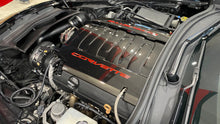 Load image into Gallery viewer, Corvette C7 LT1 Stingray Carbon Fiber Painted Fuel Rail Engine Covers OEM GM