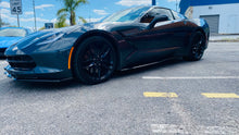 Load image into Gallery viewer, 2014 - 2019 Corvette C7 Z06 Grand Sport Stingray Front Splitter - Carbon Fiber / Custom Painted