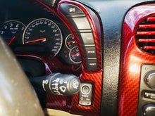 Load image into Gallery viewer, 2005 - 2013 Corvette C6 Carbon Fiber HydroGraphics Custom Painted Gauge Cluster Bezel