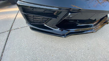 Load image into Gallery viewer, 2020+ Corvette C8 Z51 Style Front Splitter Lip - Custom Painted Carbon Fiber Hydro