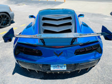Load image into Gallery viewer, Corvette C7 ZR1 Visible Carbon Fiber ZTK Conversion Rear Spoiler High Wing