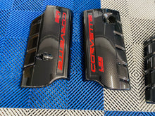 Load image into Gallery viewer, 2005 - 2013 Corvette C6 LS2 LS3 LS7 Carbon Fiber / Custom Painted Fuel Rail Engine Covers - Labor Only